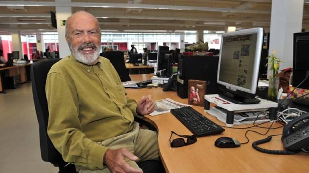 Totoyo Millares en la redacción de CANARIAS7