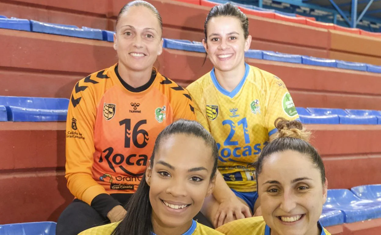 Silvia, Sayna, María y Mela quieren repetir: «Cada título es especial, pero la EHF lo es más»