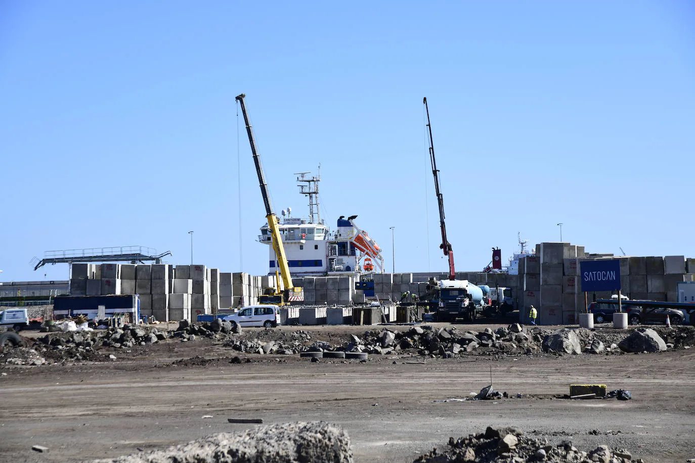 El Puerto sacará a concurso el espacio para la plataforma logística de la eólica marina