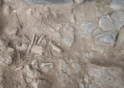 Imagen secundaria 1 - Detalles del proceso de investigación en el exterior e interior de la cueva. 