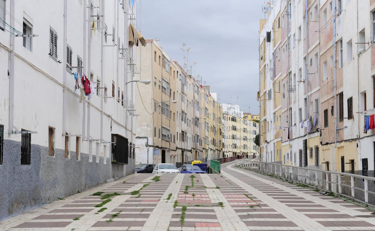Imagen de archivo de viviendas en el barrio de Las Rehoyas. 