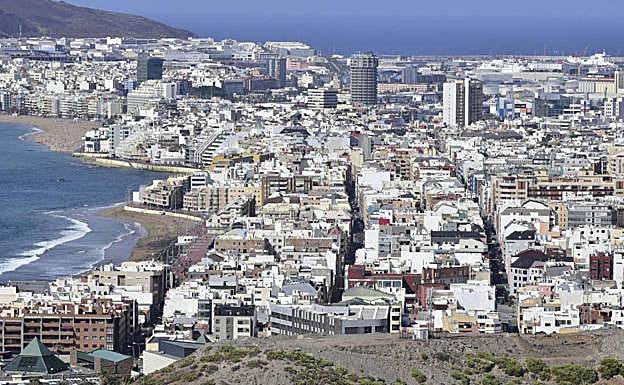 Vistas de la capital grancanaria. 