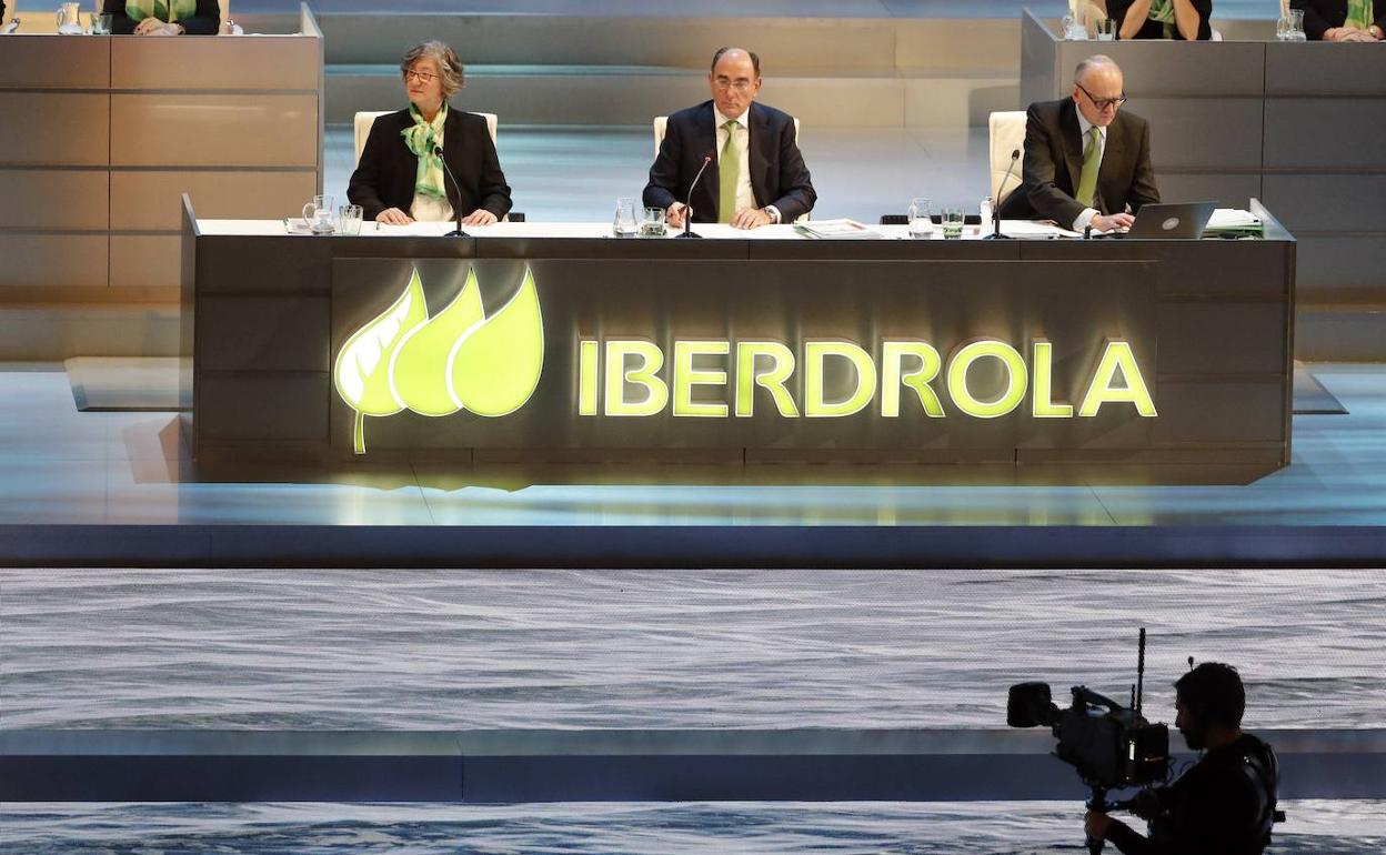 Última junta de accionistas de Iberdrola, en 2019, previa a la pandemia. 