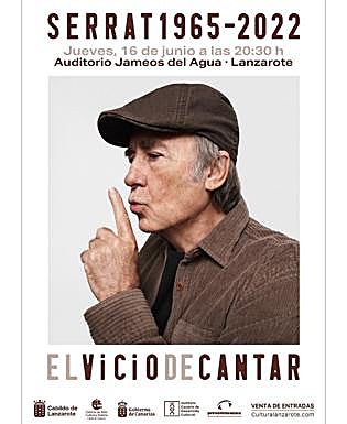 Joan Manuel Serrat, en Los Jameos del Agua