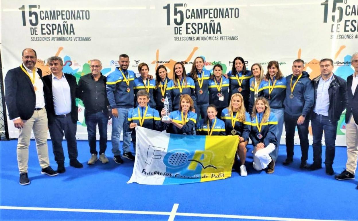 Delegación isleña en la competición celebrada en Galicia.