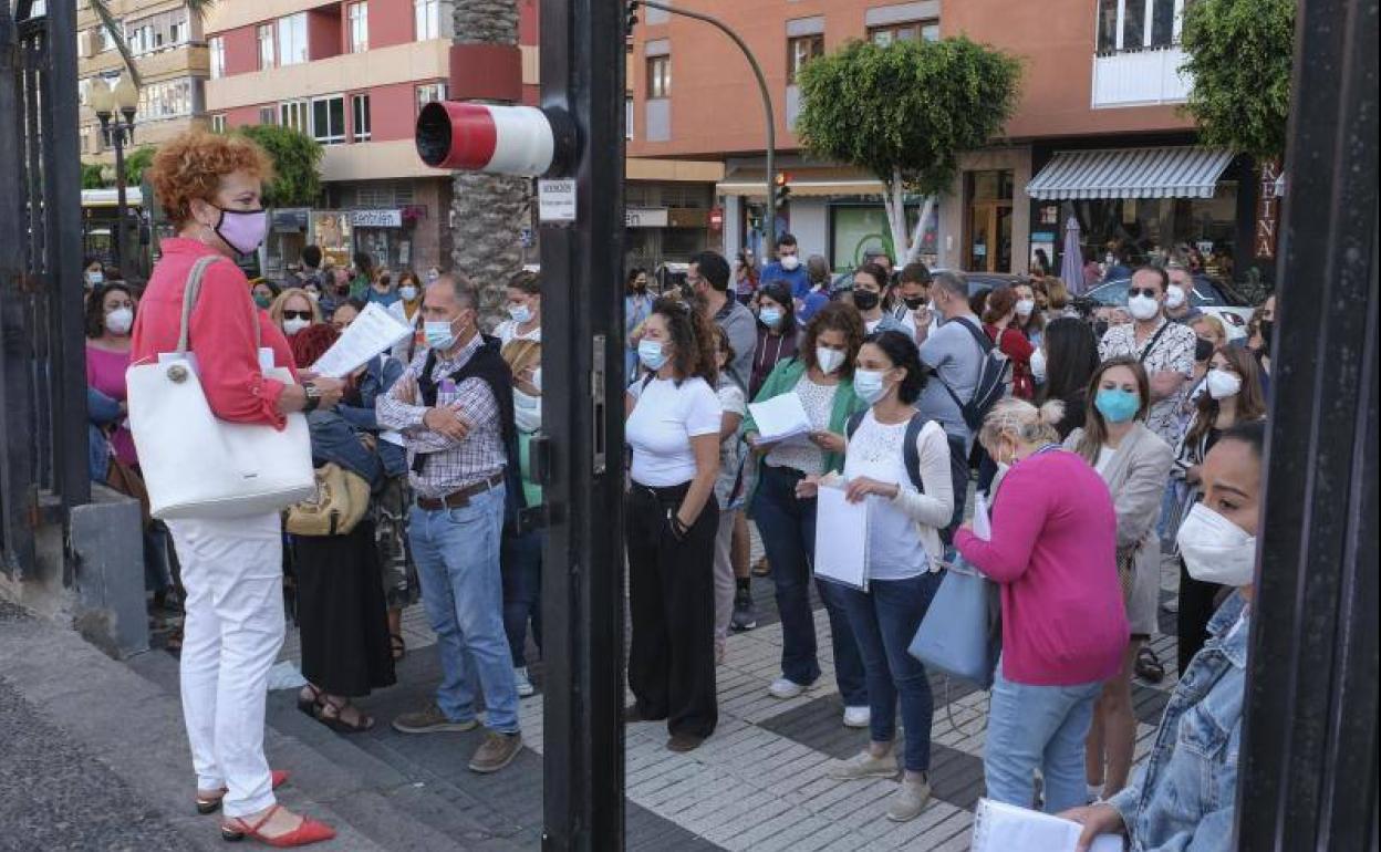 Imagen de archivo de las últimas oposiciones de Educaión para profesorado de Secundaria y FP en Canarias. 