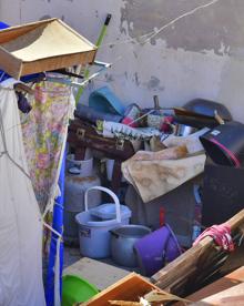 Imagen secundaria 2 - Aspecto de la vivienda okupada.