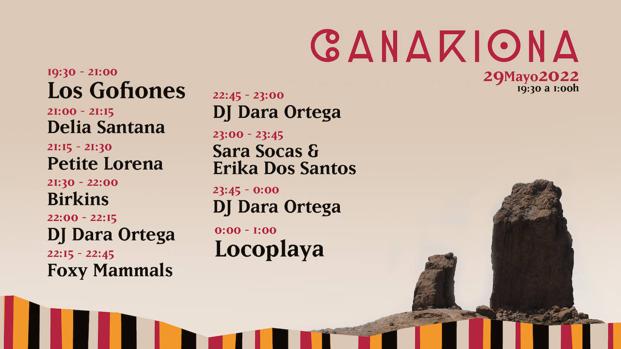 Cartel de 'Canariona'. 