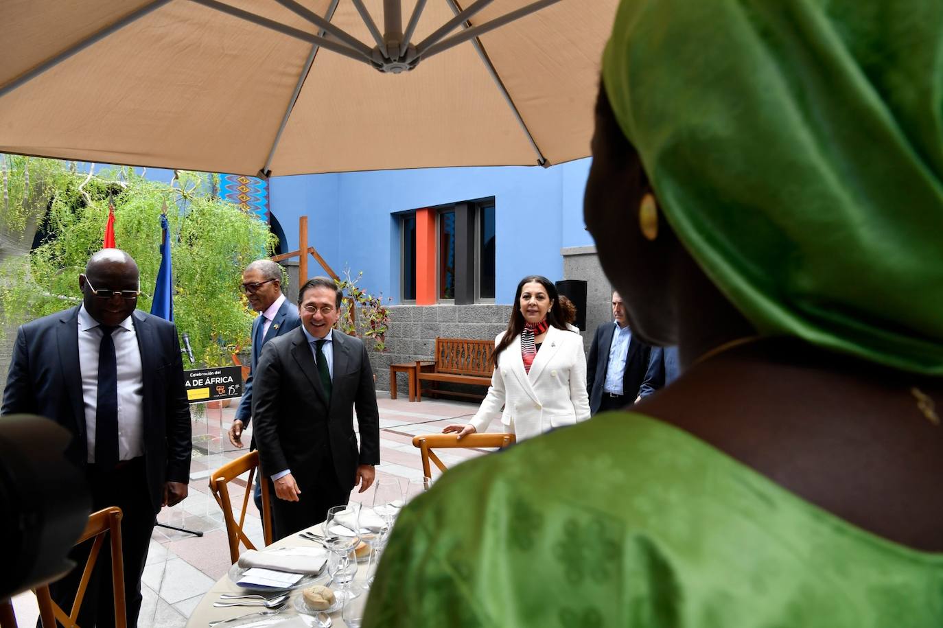 Fotos: Visita ministro Albares Casa África por motivo Día de Canarias