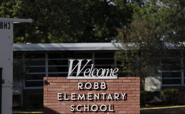 Escuela primaria Robb en Uvalde, Texas donde ocurrió el tiroteo.