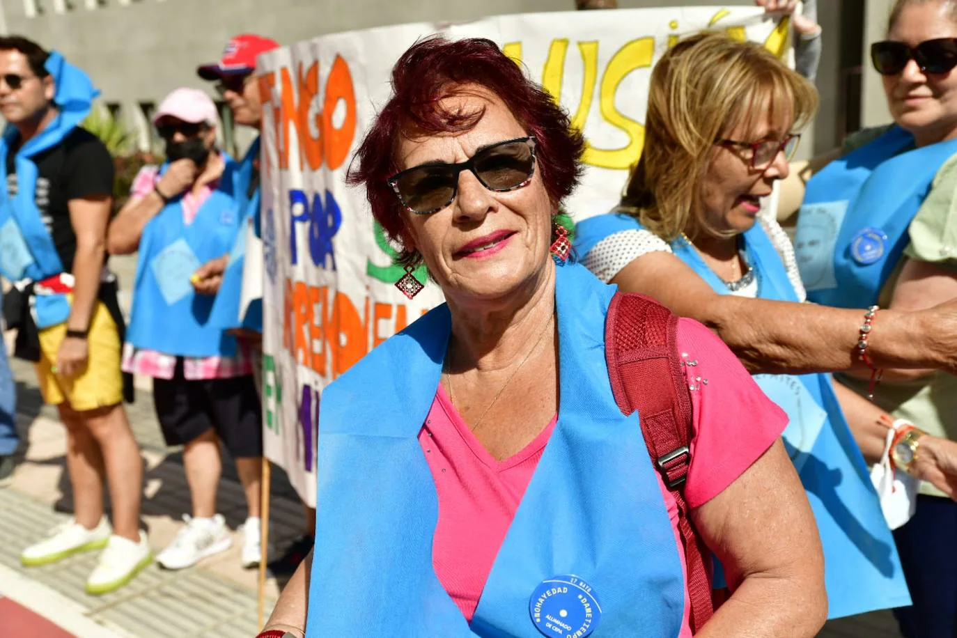 Fotos: Manifestación de educación en presidencia