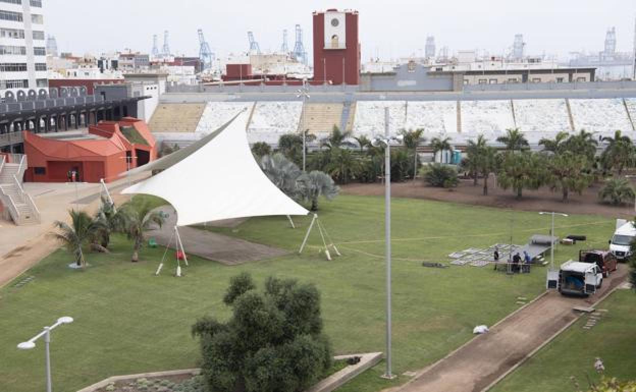 Paqrque del Estadio Insular.