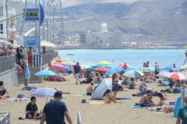 Fotos: Día de Canarias en Las Canteras