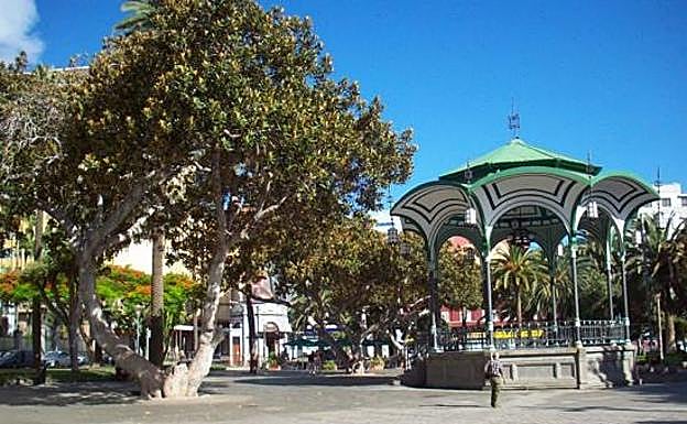 Imagen de archivo del parque de San Telmo, en la capital grancanaria. 