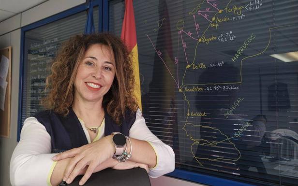 Sofía Hernández, jefa del Centro de Coordinación de Salvamento Marítimo de Las Palmas. 