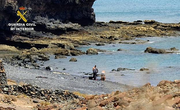 Sorprendidos con 60 kilos de pesca ilegal en Morro Jable