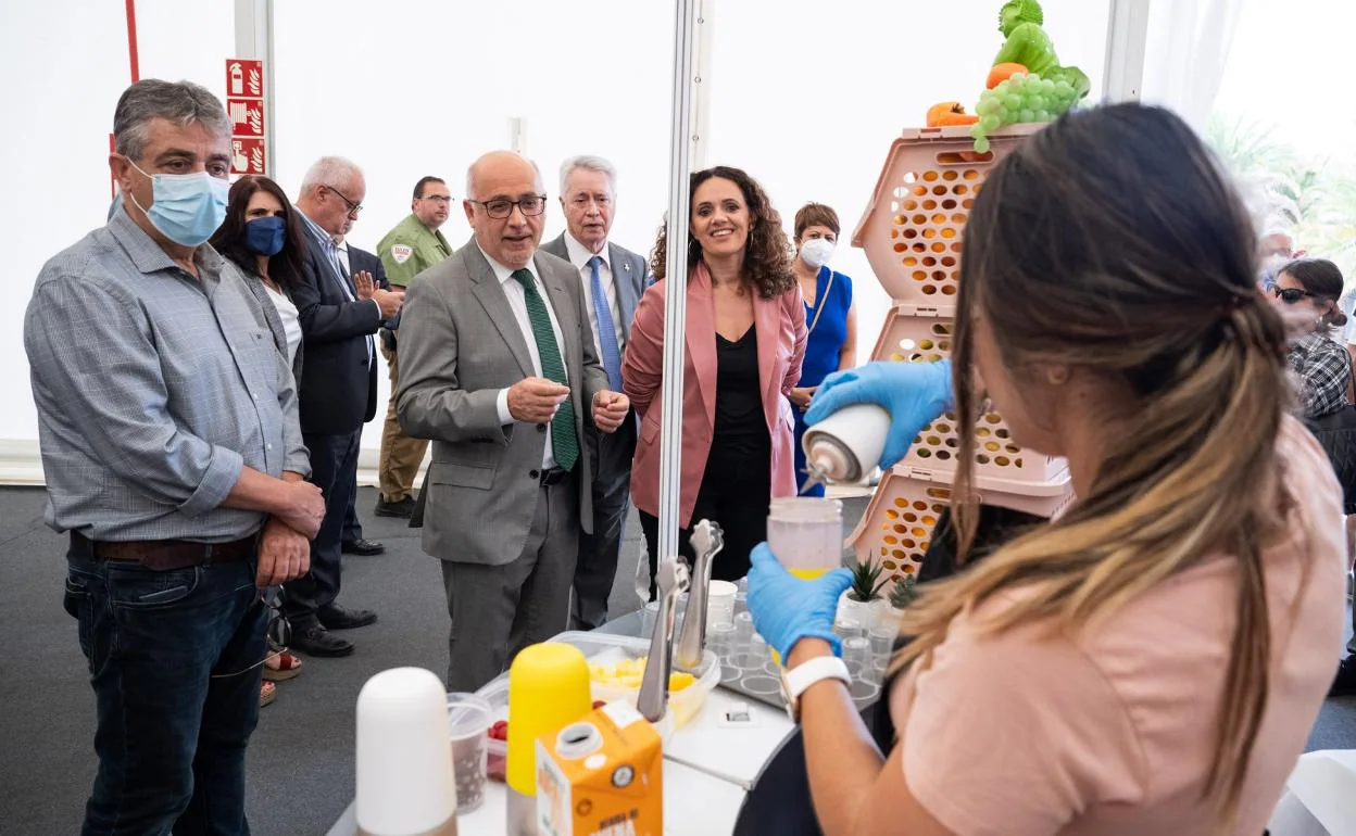 El presidente del Cabildo de Gran Canaria, Antonio Morales, en la inauguración de Fisaldo 2022. 