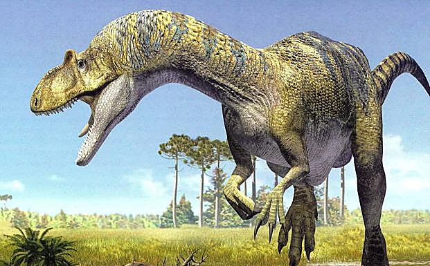 Figuración de dinosaurio.