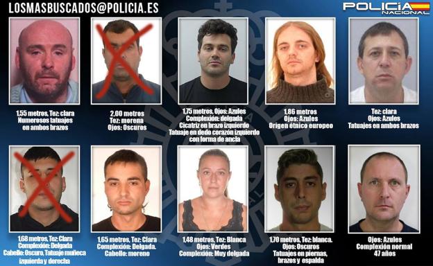 Detenido un segundo delincuente de la lista de los más buscados de España
