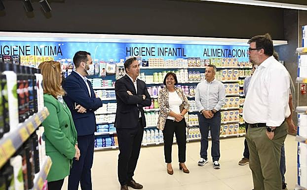 Momento de la visita. 