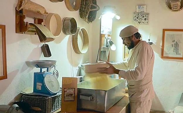 Francisco Cabrera, molinero de La Molina de La Asomada. 