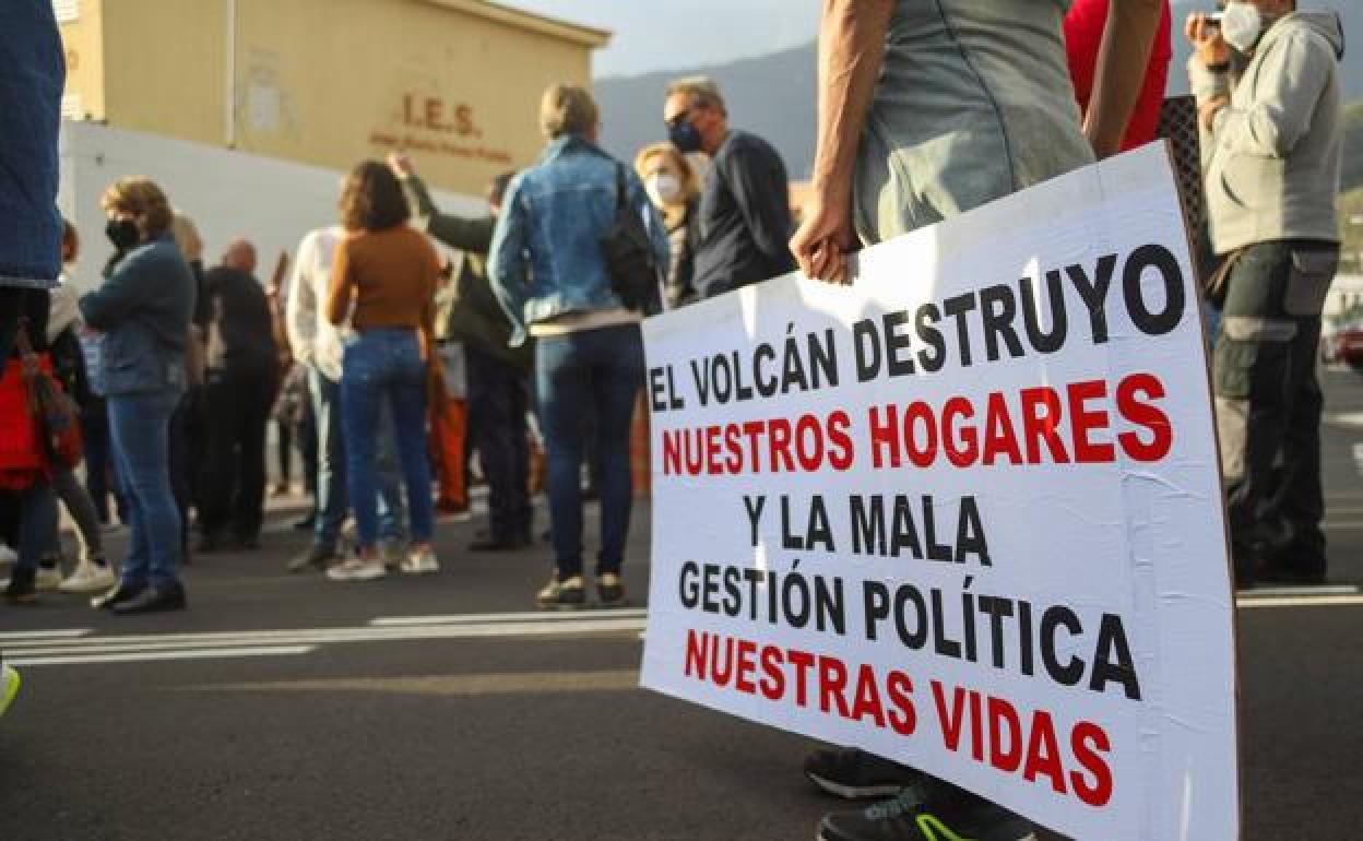 Imagen de archivo de una protesta de los afectados celebrada el pasado febrero. 
