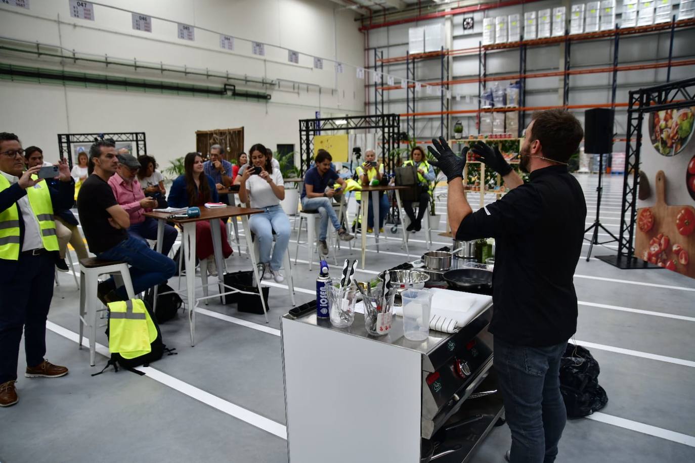 Centro logístico de Aldi en el polígono de Arinaga.