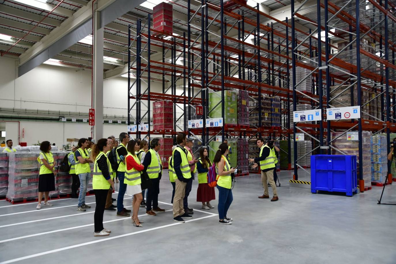 Centro logístico de Aldi en el polígono de Arinaga.