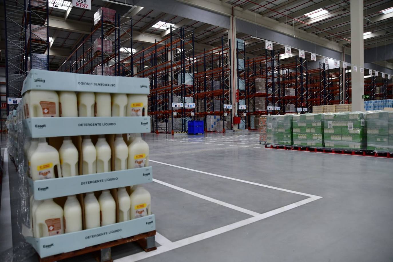 Centro logístico de Aldi en el polígono de Arinaga.