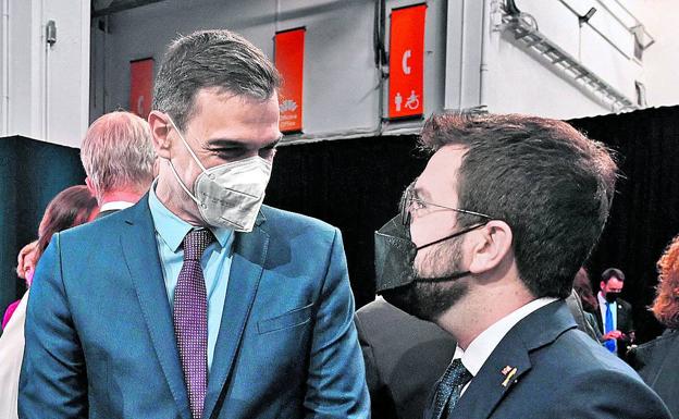 Aragonès urge a Sánchez a fijar la reunión a la que se «comprometió» 