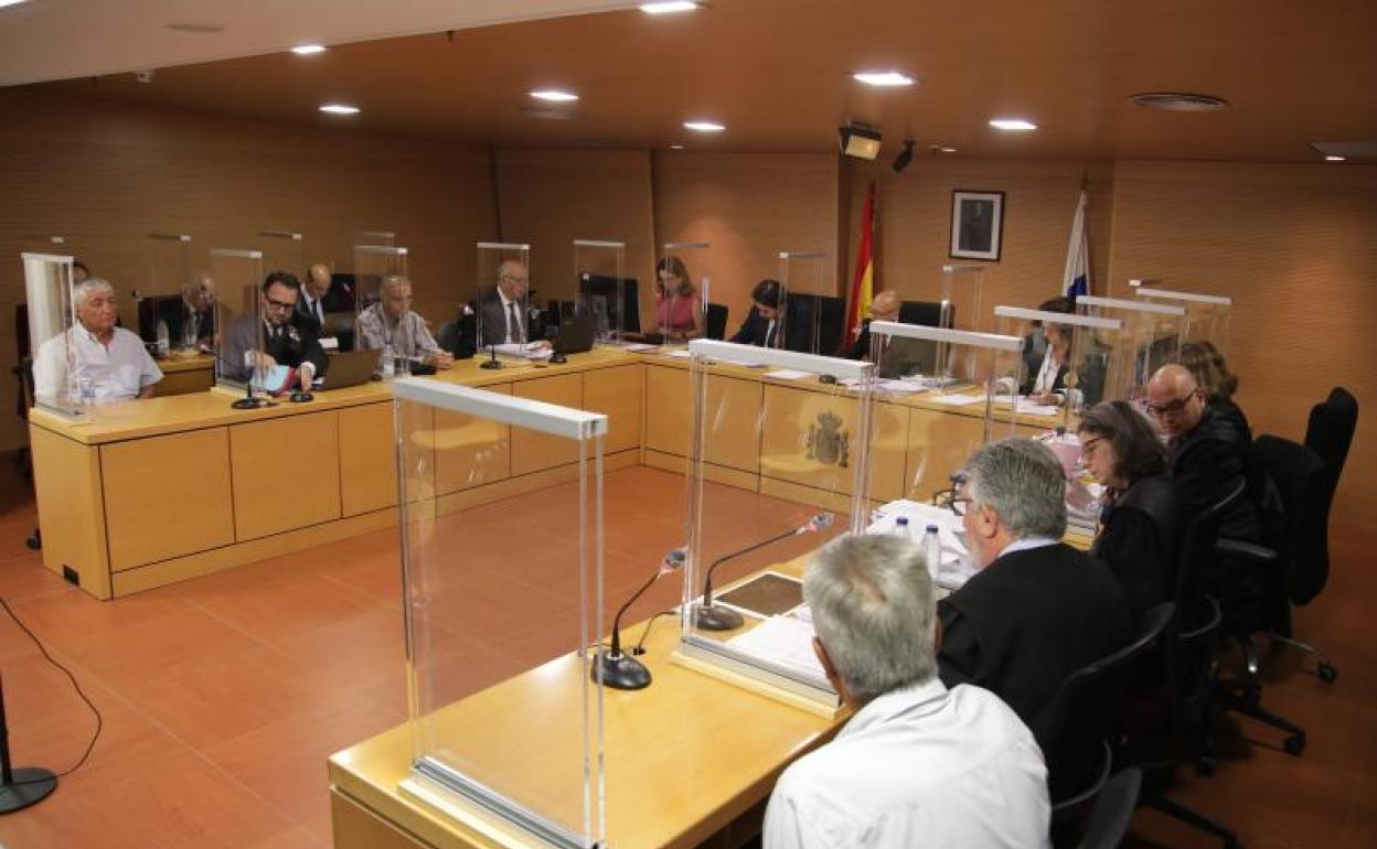 Momento del juicio este martes. 