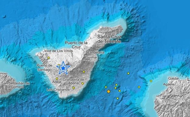 El IGN detecta 458 terremotos en las Cañadas del Teide