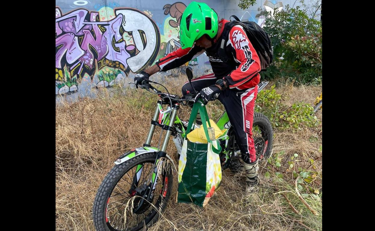 La organización del trial de San Lorenzo afirma que se fue respetuoso con el lagartario