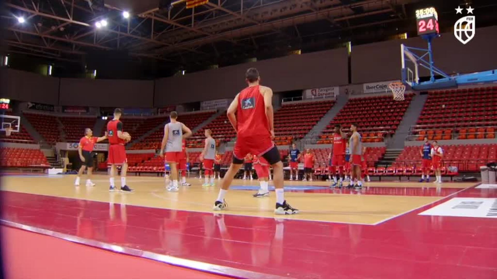 La selección española de baloncesto prepara los partidos de la última ventana de clasificación para el Mundial