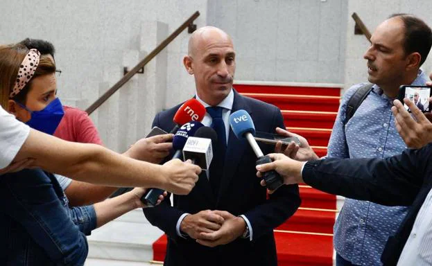 Luis Rubiales, presidente de la Real Federación Española de Fútbol. 