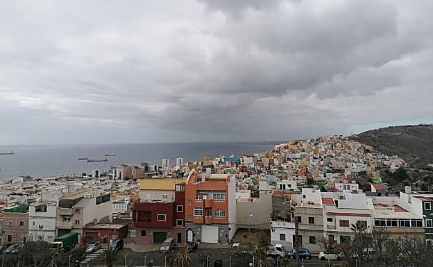 Cielos plomizos, ayer, en Gran Canaria. 