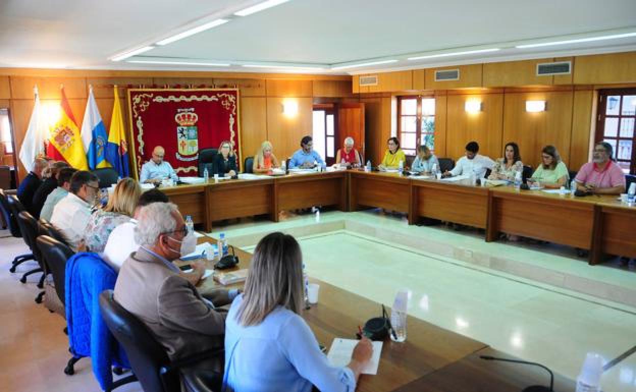 Un momento del pleno de este jueves.