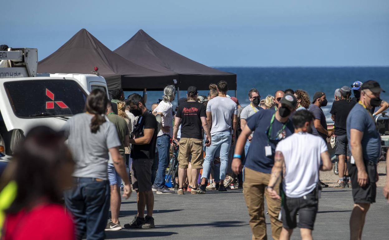 Rodaje de la serie Jack Rayn en Castillo del Romeral.
