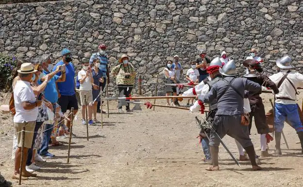 Imagen de la recreación histórica de la Batalla de El Batán correspondiente al año pasado. 