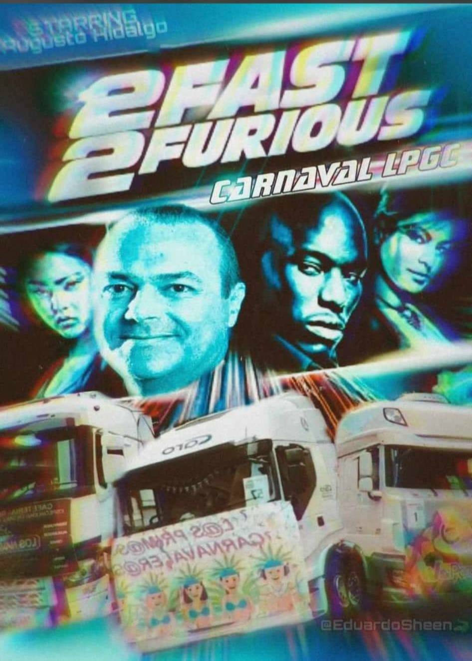 La velocidad de la cabalgata carnavalera, objeto de bromas en las redes