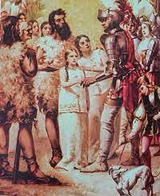 Uno de los cuadros del Parlamento de Canarias.