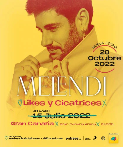 Foto de archivo de un concierto de Melendi en 2019 en el Gran Canaria Arena. 