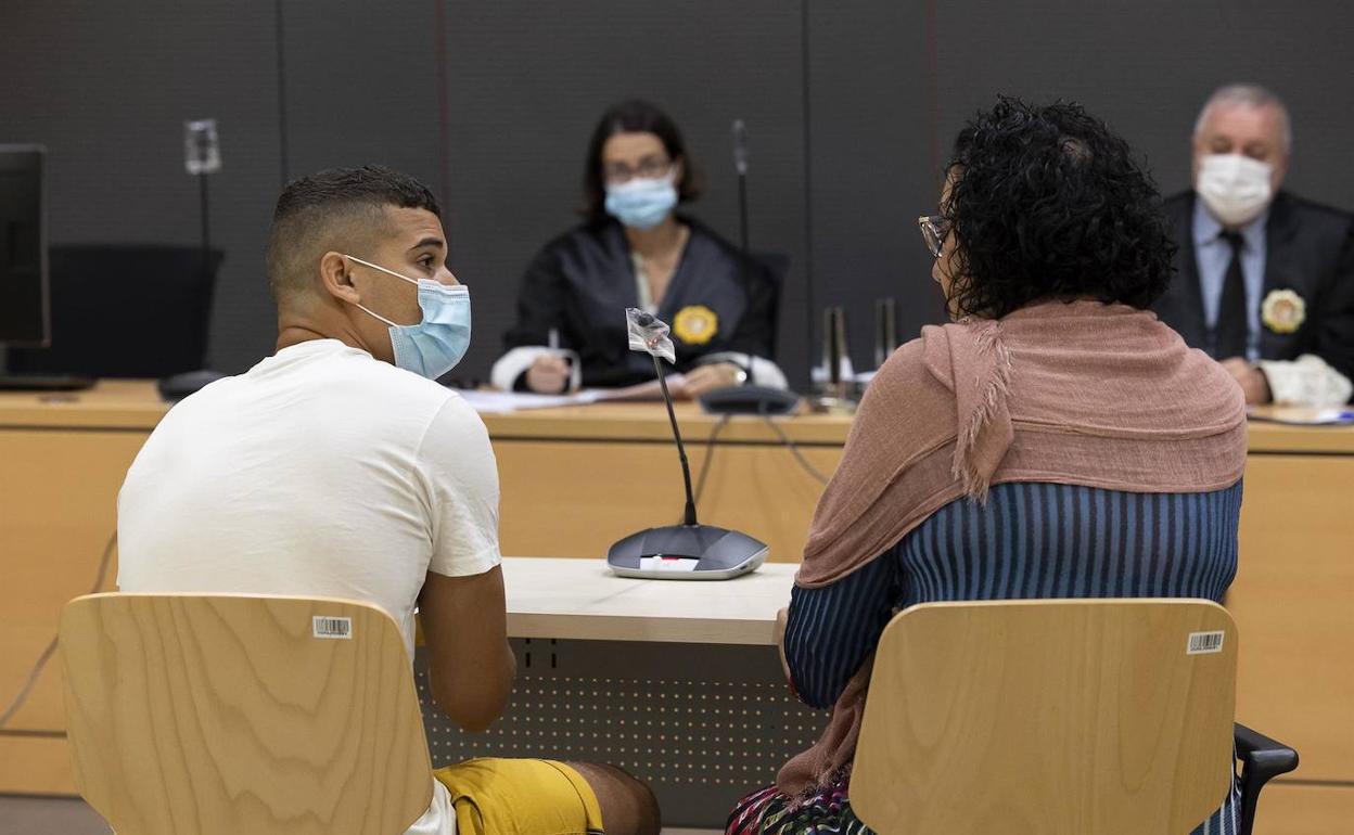 Imagen del juicio contra el ciudadano marroquí Ahmed H. 