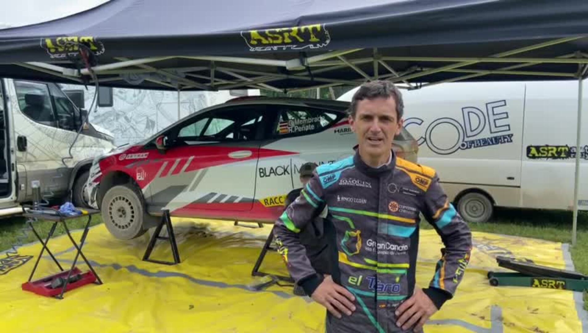 Rogelio Peñate prepara el rally de Estonia
