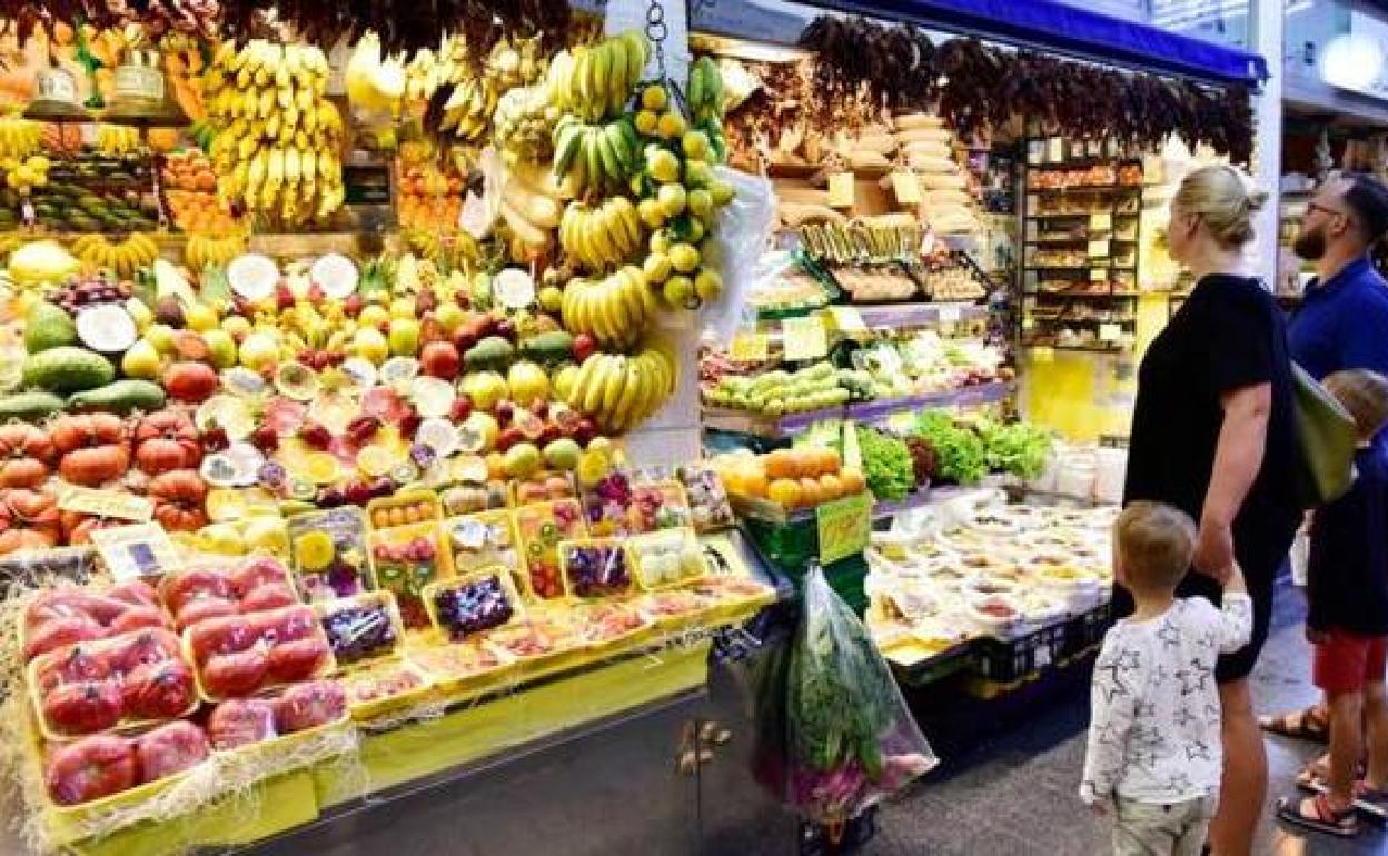 Imagen de archivo del mercado de Vegueta. 