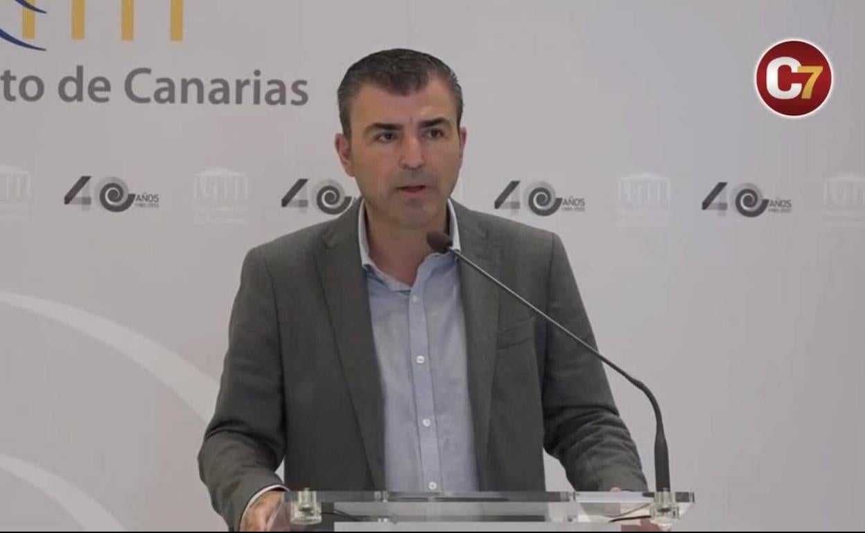 Manuel Domínguez, presidente del PP en Canarias. 