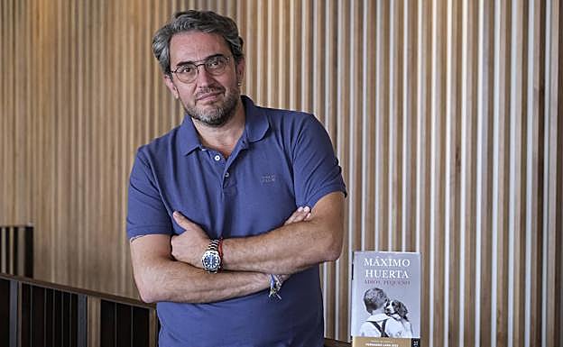 Máximo Huerta, este miércoles, en la capital grancanaria. 