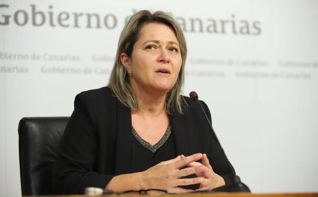 Alicia Vanoostende. consejera de Agricultura, Ganadería y Pesca del Gobierno de Canarias. 