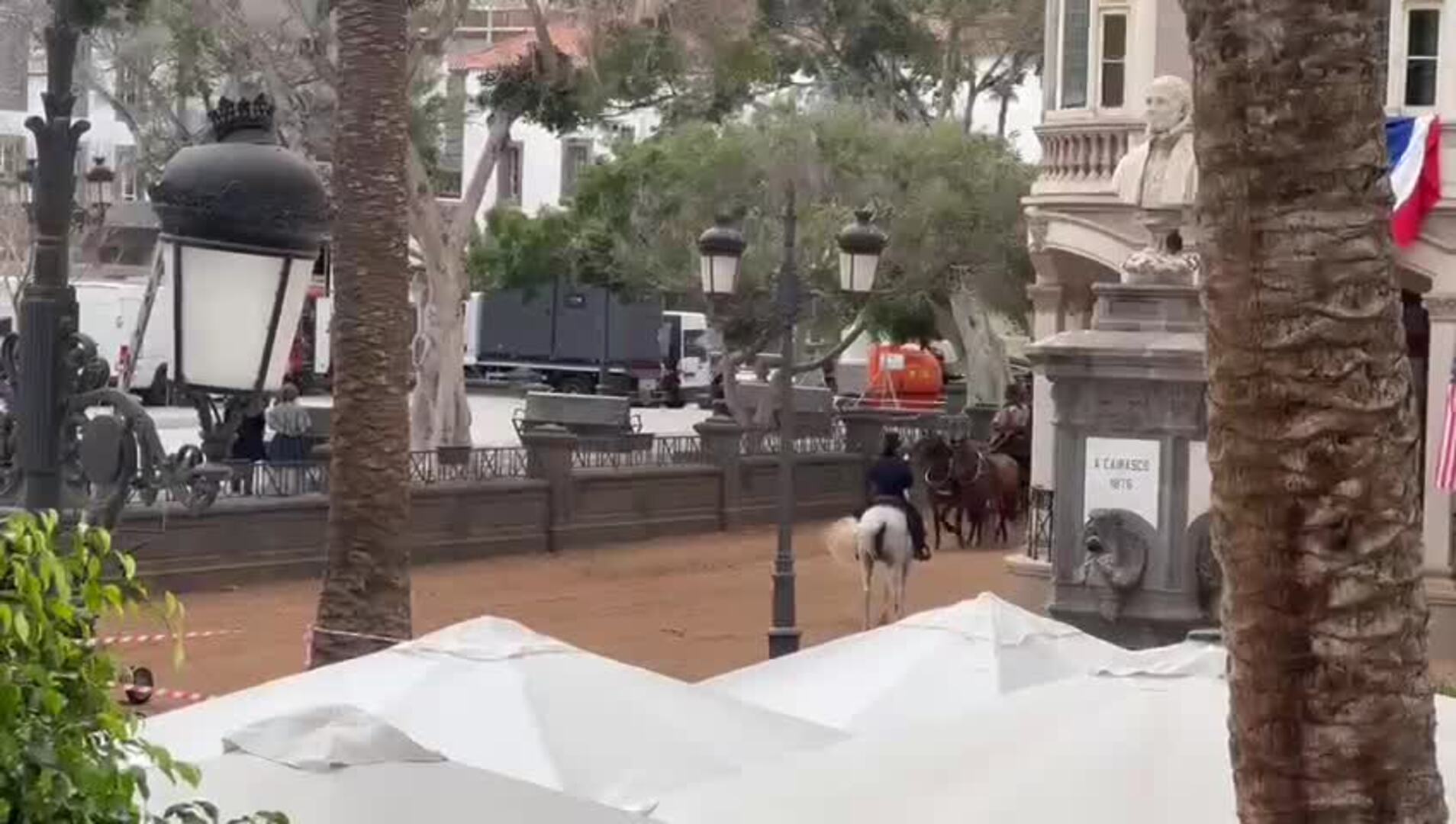 El rodaje de 'Zorro' se traslada al Gabinete Literario