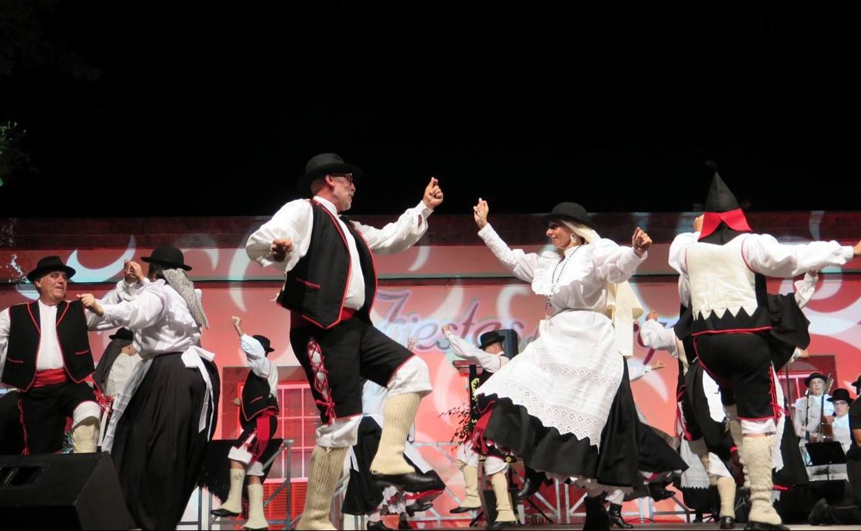 Un momento del festival, en Guía. 